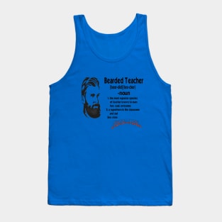 Bearded Teacher Definition Tank Top